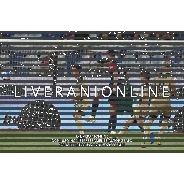 14-8-2021. Cagliari Calcio - Pisa Sporting Club. Sedicesimi Coppa Italia calcio. Italia, Sardegna, Cagliari, Stadio Unipol Domus. Salvatore Moi/Aldo Liverani s.a.s. Nella foto: Gast√≥n Pereiro Cagliari, Antonio Caracciolo Pisa
