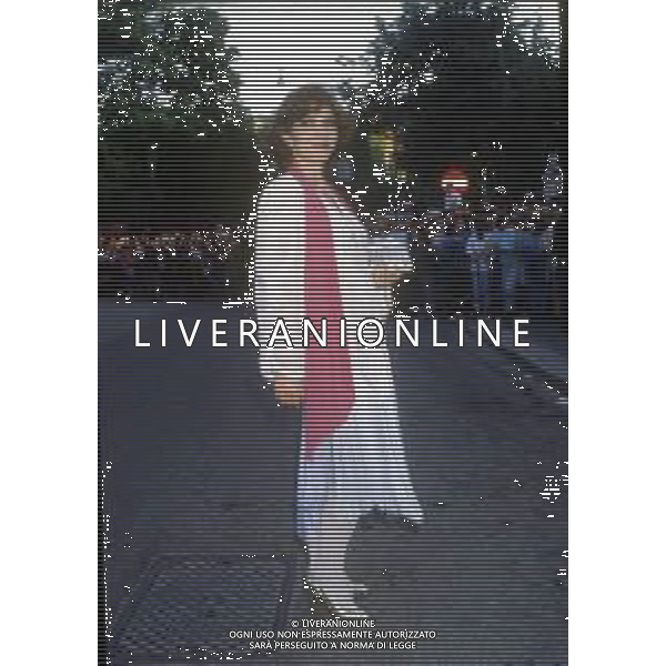 RETROSPETTIVA IVANA MONTI ATTRICE NELLA FOTO IVANA MONTI A MILANO NELL\'ANNO 1989  AG ALDO LIVERANI SAS  