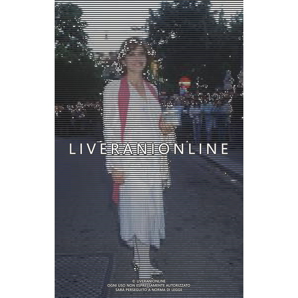 RETROSPETTIVA IVANA MONTI ATTRICE NELLA FOTO IVANA MONTI A MILANO NELL\'ANNO 1989  AG ALDO LIVERANI SAS  
