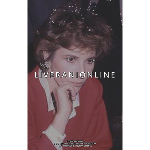 RETROSPETTIVA IVANA MONTI ATTRICE NELLA FOTO IVANA MONTI CON ANDREA GIORDANA A MILANO NELL\'ANNO 1989 TERRAZZA MARTINI AG ALDO LIVERANI SAS  