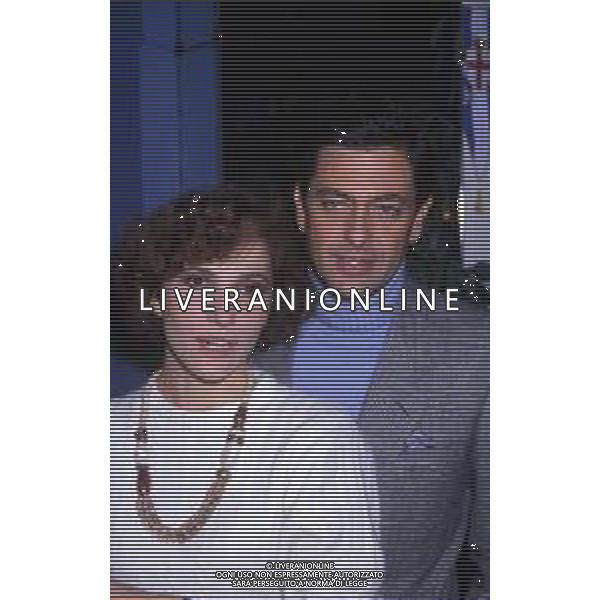 RETROSPETTIVA IVANA MONTI ATTRICE NELLA FOTO IVANA MONTI CON ANDREA GIORDANA A TERRAZZA MARTINI A MILANO  AG ALDO LIVERANI SAS  
