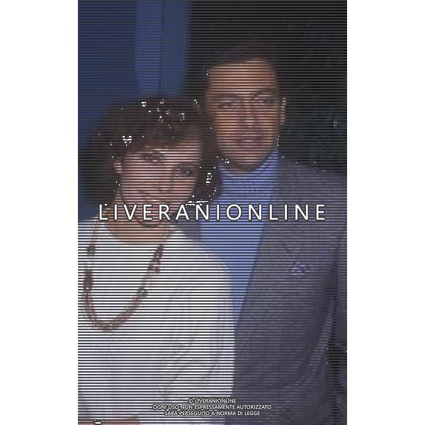 RETROSPETTIVA IVANA MONTI ATTRICE NELLA FOTO IVANA MONTI CON ANDREA GIORDANA A TERRAZZA MARTINI A MILANO  AG ALDO LIVERANI SAS  