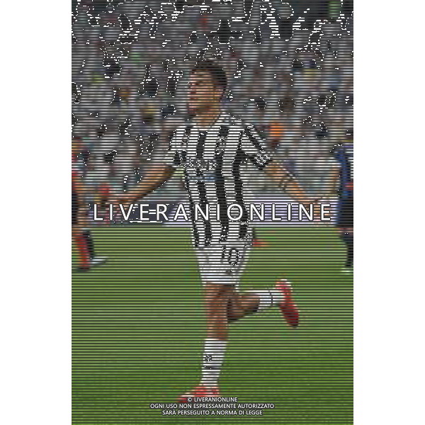 Torino 14.08.2021 Allianz Stadium Juventus vs Atalanta Amichevole pre campionato ©Manuela Viganti/Agenzia Aldo Liverani Nella foto: esultanza paulo dybala dopo il gol