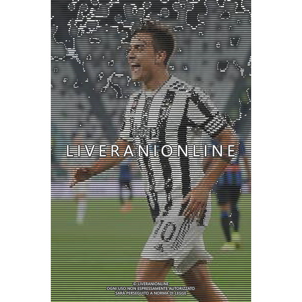 Torino 14.08.2021 Allianz Stadium Juventus vs Atalanta Amichevole pre campionato ©Manuela Viganti/Agenzia Aldo Liverani Nella foto: esultanza paulo dybala dopo il gol