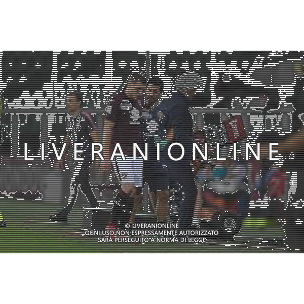 Torino 15.082021 Stadio Grande Torino Torino vs Cremonese Trentaduesimi Coppa Italia 2021/2022 ©Manuela Viganti/Agenzia Aldo Liverani Nella foto: andrea belotti esce dal campo infortunato