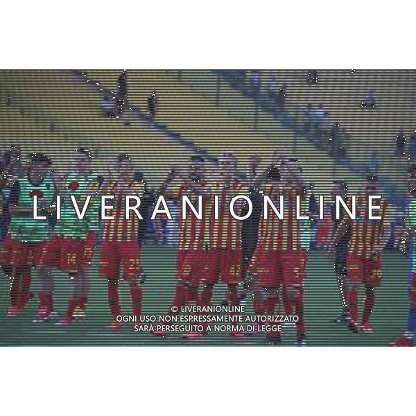PARMA - LECCE TRENTADUESIMI COPPA ITALIA 15.08.2021 NELLA FOTO L\'ESULTANZA DEI GIOCATORI DEL LECCE A FINE GARA ©SANTANDREA/AGENZIA ALDO LIVERANI SASAS