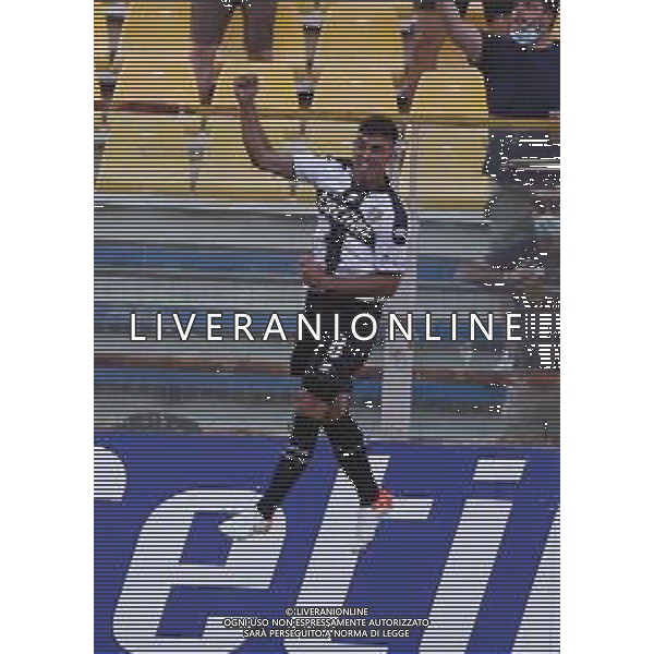 PARMA - LECCE TRENTADUESIMI COPPA ITALIA 15.08.2021 NELLA FOTO ESULTANZA DOPO IL GOL DI JUAN BRUNETTA ©SANTANDREA/AGENZIA ALDO LIVERANI SASAS