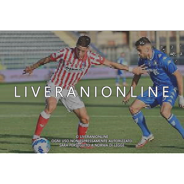 GuglielmiL/LMedia - Trentaduesimi - Empoli FC vs LR Vicenza - Coppa Italia 2021/2022 15 agosto 2021 - Stadio Carlo Castellani, Empoli, Italia Nella foto: Alessandro Di Pardo (Vicenza) e Nedim Bajrami (Empoli) @GuglielmiL/LMedia/AGENZIA ALDO LIVERANI SAS