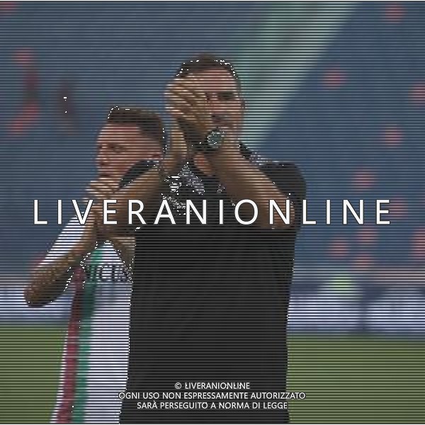 Bologna - Ternana Coppa Italia Tim Cup 16.08.2021 Nella foto : ESULTANZA DEI GIOCATORI DELLA TERNANA A FINE GARA - L\'ALLENATORE CRISTIANO LUCARELLI ©SANTANDREA /AGENZIA ALDO LIVERANI SAS