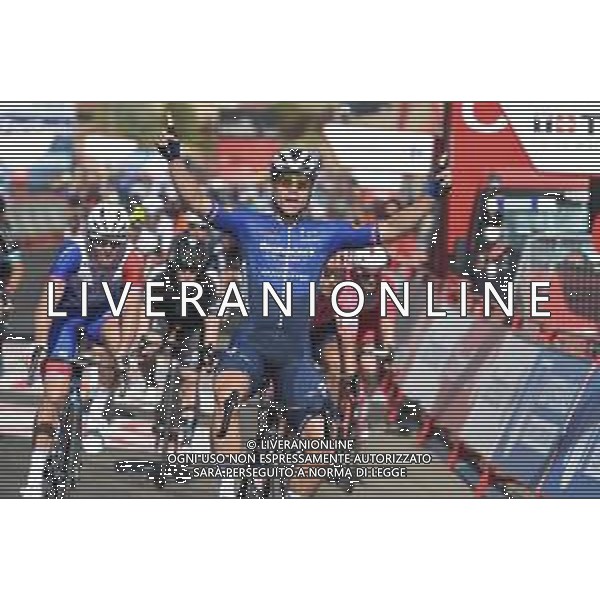 17-08-2021 Vuelta A Espana; Tappa 04 El Burgo De Osma - Molina De Aragon; 2021, Deceuninck - Quick Step; Jakobsen, Fabio; Molina De Aragon; ©SIROTTI/AGENZIA ALDO LIVERANI SAS