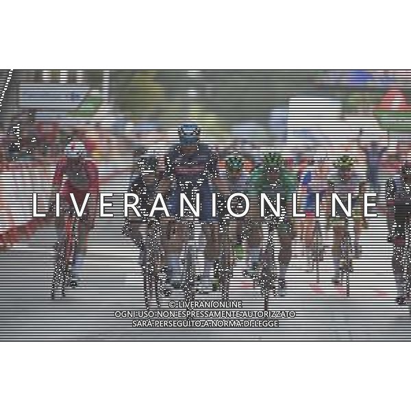 18-08-2021 Vuelta A Espana; Tappa 05 Tarancon - Albacete; 2021, Alpecin - Fenix; 2021, Deceuninck - Quick Step; Philipsen, Jasper; Jakobsen, Fabio; Albacete; ©SIROTTI/AGENZIA ALDO LIVERANI SAS