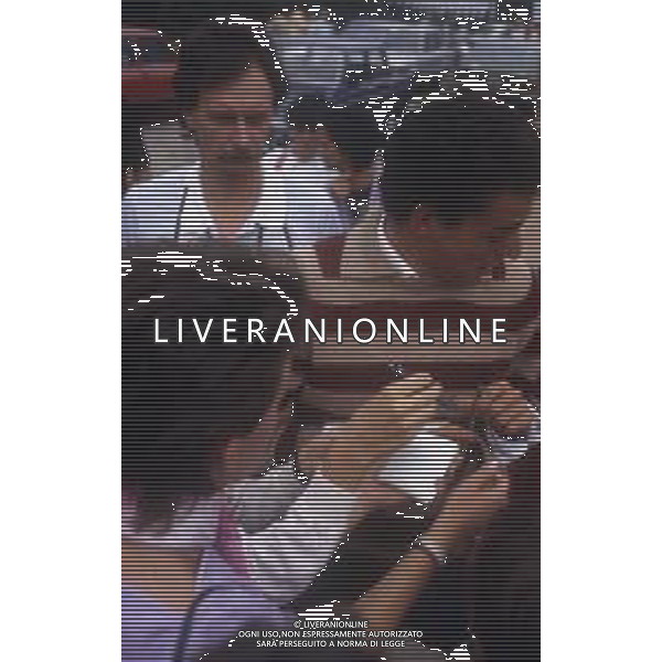 RETROSPETTIVA GIOVANNI ALBERTO AGNELLI INDUSTRIALE E DIRIGENTE D\'AZIENDA NELLA FOTO GIOVANNI ALBERTO AGNELLI NELL\'ANNO 1983  AG ALDO LIVERANI SAS 