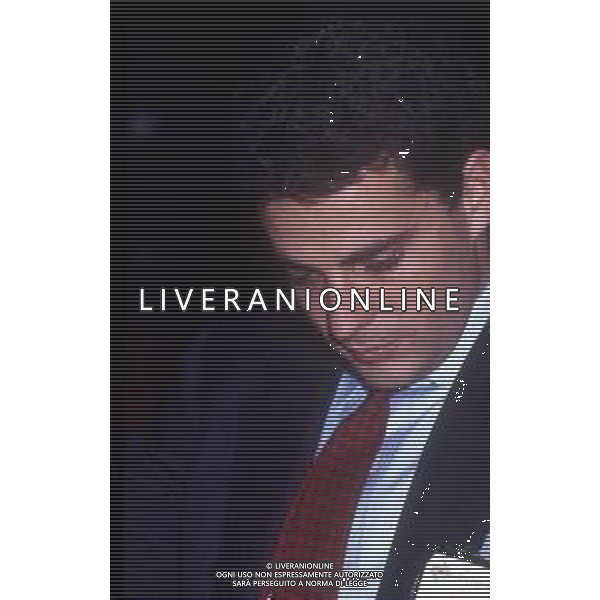 RETROSPETTIVA GIOVANNI ALBERTO AGNELLI INDUSTRIALE E DIRIGENTE D\'AZIENDA NELLA FOTO GIOVANNI ALBERTO AGNELLI NELL\'ANNO 1989  AG ALDO LIVERANI SAS 