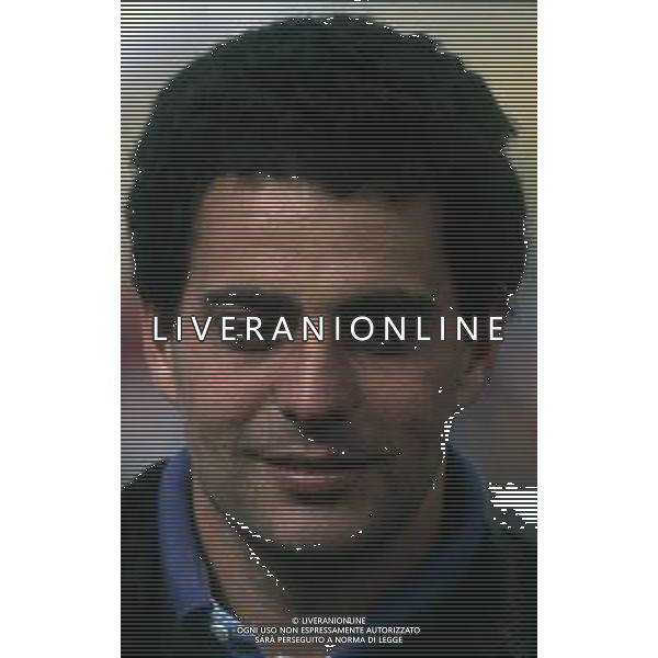 RETROSPETTIVA GIOVANNI ALBERTO AGNELLI INDUSTRIALE E DIRIGENTE D\'AZIENDA NELLA FOTO GIOVANNI ALBERTO AGNELLI NELL\'ANNO 1990 AG ALDO LIVERANI SAS  
