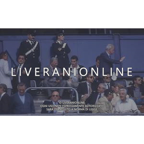 RETROSPETTIVA GIOVANNI ALBERTO AGNELLI INDUSTRIALE E DIRIGENTE D\'AZIENDA NELLA FOTO GIOVANNI ALBERTO AGNELLI CON UMBERTO AGNELLI ALLO STADIO NELL\'ANNO 1993 AG ALDO LIVERANI SAS  