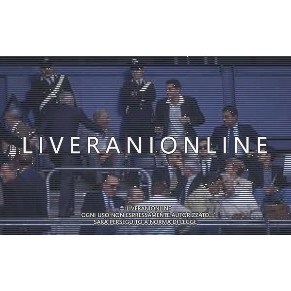 RETROSPETTIVA GIOVANNI ALBERTO AGNELLI INDUSTRIALE E DIRIGENTE D\'AZIENDA NELLA FOTO GIOVANNI ALBERTO AGNELLI CON UMBERTO AGNELLI ALLO STADIO NELL\'ANNO 1993 AG ALDO LIVERANI SAS    