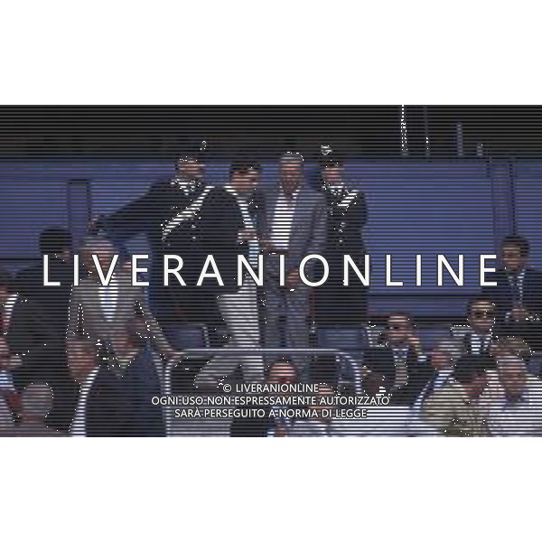 RETROSPETTIVA GIOVANNI ALBERTO AGNELLI INDUSTRIALE E DIRIGENTE D\'AZIENDA NELLA FOTO GIOVANNI ALBERTO AGNELLI CON UMBERTO AGNELLI ALLO STADIO NELL\'ANNO 1993 AG ALDO LIVERANI SAS    