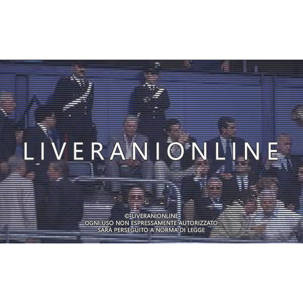 RETROSPETTIVA GIOVANNI ALBERTO AGNELLI INDUSTRIALE E DIRIGENTE D\'AZIENDA NELLA FOTO GIOVANNI ALBERTO AGNELLI CON UMBERTO AGNELLI ALLO STADIO NELL\'ANNO 1993 AG ALDO LIVERANI SAS   