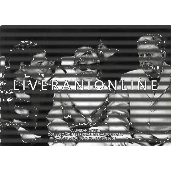 RETROSPETTIVA GIOVANNI ALBERTO AGNELLI INDUSTRIALE E DIRIGENTE D\'AZIENDA NELLA FOTO UMBERTO AGNELLI CON GIOVANNI ALBERTO AGNELLI ALLO STADIO CON EVELINA CHRISTILLIN AG ALDO LIVERANI SAS