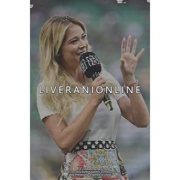 Diletta Leotta giornalista di DAZN Inter vs Genoa Campionato Serie A TIM - 1a giornata Milano 21-08-2021 Stadio Giuseppe Meazza - San Siro foto Roberto Garavaglia/ag. Aldo Liverani sas