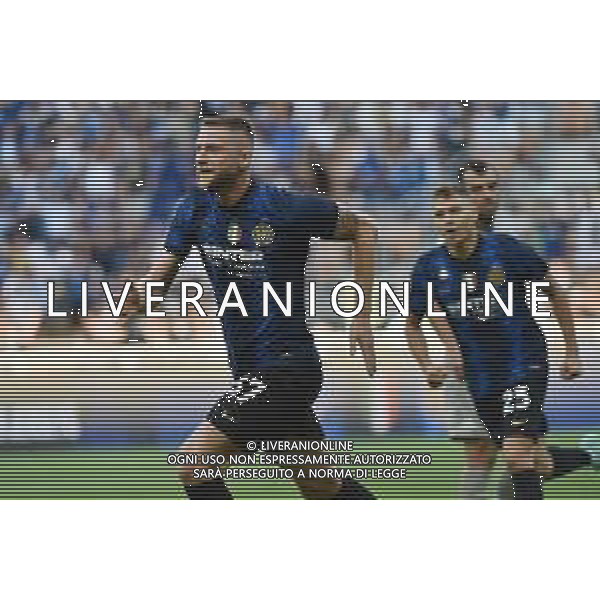 Milan Skriniar (Inter) esultanza dopo il gol dell\'1 a 0 Inter vs Genoa Campionato Serie A TIM - 1a giornata Milano 21-08-2021 Stadio Giuseppe Meazza - San Siro foto Roberto Garavaglia/ag. Aldo Liverani sas /AGENZIA ALDO LIVERANI SAS