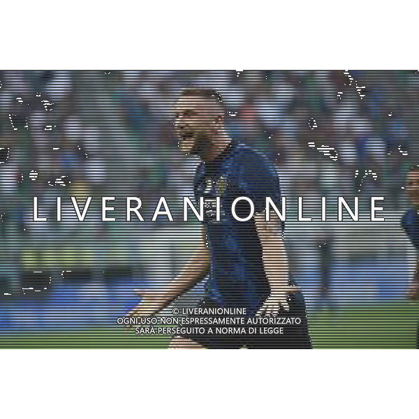 Milan Skriniar (Inter) esultanza dopo il gol dell\'1 a 0 Inter vs Genoa Campionato Serie A TIM - 1a giornata Milano 21-08-2021 Stadio Giuseppe Meazza - San Siro foto Roberto Garavaglia/ag. Aldo Liverani sas /AGENZIA ALDO LIVERANI SAS