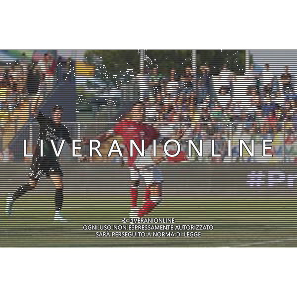 Pordenone - Perugia Campionato di Calcio Serie BKT 21/08/2020 nella foto: goal Murano Jacopo(Perugia Calcio) ©Claudio Zamagni/Agenzia Aldo Liverani during Italian Serie BKT soccer match between Pordenone and Perugia at Guido Teghil Stadium in Lignano Sabbiadoro on August 21 2020 photo credit by Claudio Zamagni/Aldo Liverani Photo Agency