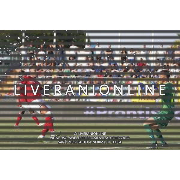 Pordenone - Perugia Campionato di Calcio Serie BKT 21/08/2020 nella foto: goal Murano Jacopo(Perugia Calcio) ©Claudio Zamagni/Agenzia Aldo Liverani during Italian Serie BKT soccer match between Pordenone and Perugia at Guido Teghil Stadium in Lignano Sabbiadoro on August 21 2020 photo credit by Claudio Zamagni/Aldo Liverani Photo Agency