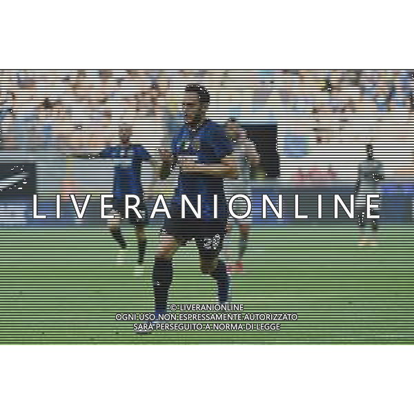 Hakan Calhanoglu (Inter) esulta dopo il gol del 2 a 0 Inter vs Genoa Campionato Serie A TIM - 1a giornata Milano 21-08-2021 Stadio Giuseppe Meazza - San Siro foto Roberto Garavaglia/ag. Aldo Liverani sas /AGENZIA ALDO LIVERANI SAS