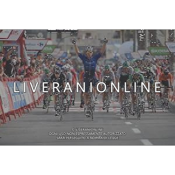 21-08-2021 Vuelta A Espana; Tappa 08 Santa Pola - La Manga Del Mar Menor; 2021, Deceuninck - Quick Step; 2021, Dsm; 2021, Alpecin - Fenix; Jakobsen, Fabio; Dainese, Alberto; Philipsen, Jasper; La Manga Del Mar Menor; ©SIROTTI/AGENZIA ALDO LIVERANI SAS