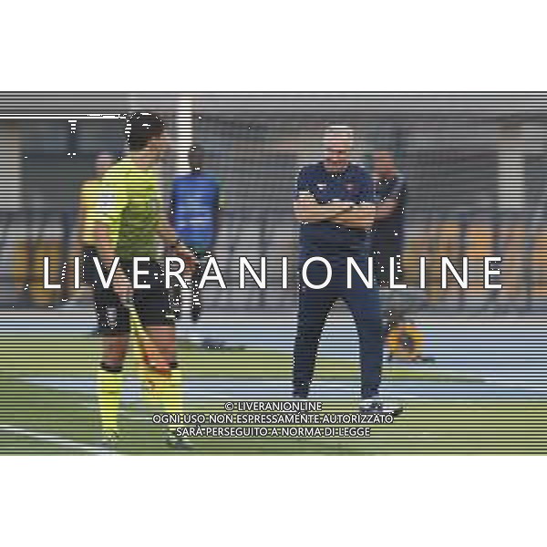 Pordenone - Perugia Campionato di Calcio Serie BKT 21/08/2020 nella foto: Allenatore Massimiliano Alvini ©Claudio Zamagni/Agenzia Aldo Liverani during Italian Serie BKT soccer match between Pordenone and Perugia at Guido Teghil Stadium in Lignano Sabbiadoro on August 21 2020 photo credit by Claudio Zamagni/Aldo Liverani Photo Agency
