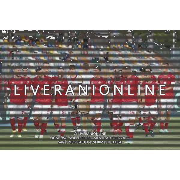 Pordenone - Perugia Campionato di Calcio Serie BKT 21/08/2020 nella foto: esultanza perugia a fine gara ©Claudio Zamagni/Agenzia Aldo Liverani during Italian Serie BKT soccer match between Pordenone and Perugia at Guido Teghil Stadium in Lignano Sabbiadoro on August 21 2020 photo credit by Claudio Zamagni/Aldo Liverani Photo Agency