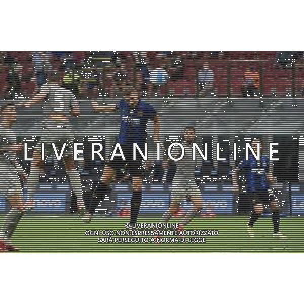Edin Dzeko (Inter) segna il gol del 4 a 0 Inter vs Genoa Campionato Serie A TIM - 1a giornata Milano 21-08-2021 Stadio Giuseppe Meazza - San Siro foto Roberto Garavaglia/ag. Aldo Liverani sas