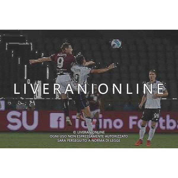Torino 21.08.2021 Stadio Grande Torino Torino vs Atalanta Campionato Serie A 2021/2022 ©Manuela Viganti/Agenzia Aldo Liverani Nella foto: andrea belotti e berat djimsiti ©VIGANTI/AGENZIA ALDO LIVERANI SAS