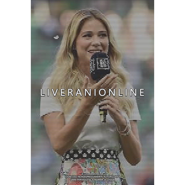 Diletta Leotta giornalista di DAZN Inter vs Genoa Campionato Serie A TIM - 1a giornata Milano 21-08-2021 Stadio Giuseppe Meazza - San Siro foto Roberto Garavaglia/ag. Aldo Liverani sas