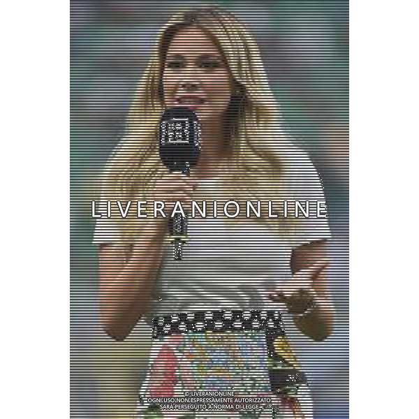 Diletta Leotta giornalista di DAZN Inter vs Genoa Campionato Serie A TIM - 1a giornata Milano 21-08-2021 Stadio Giuseppe Meazza - San Siro foto Roberto Garavaglia/ag. Aldo Liverani sas