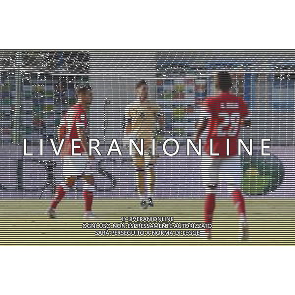 Pordenone - Perugia Campionato di Calcio Serie BKT 21/08/2020 nella foto: Chichizola Leandro(Perugia Calcio) ©Claudio Zamagni/Agenzia Aldo Liverani Chichizola Leandro(Perugia Calcio) during Italian Serie BKT soccer match between Pordenone and Perugia at Guido Teghil Stadium in Lignano Sabbiadoro on August 21 2020 photo credit by Claudio Zamagni/Aldo Liverani Photo Agency