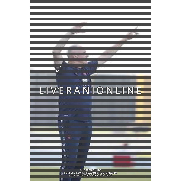 Pordenone - Perugia Campionato di Calcio Serie BKT 21/08/2020 nella foto: Allenatore Massimiliano Alvini ©Claudio Zamagni/Agenzia Aldo Liverani Allenatore Massimiliano Alvini during Italian Serie BKT soccer match between Pordenone and Perugia at Guido Teghil Stadium in Lignano Sabbiadoro on August 21 2020 photo credit by Claudio Zamagni/Aldo Liverani Photo Agency
