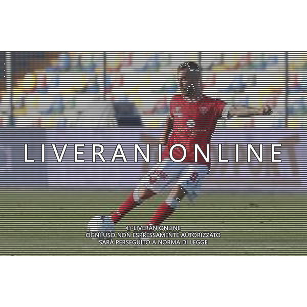 Pordenone - Perugia Campionato di Calcio Serie BKT 21/08/2020 nella foto: Burrai Salvatore(Perugia Calcio) ©Claudio Zamagni/Agenzia Aldo Liverani Burrai Salvatore(Perugia Calcio) during Italian Serie BKT soccer match between Pordenone and Perugia at Guido Teghil Stadium in Lignano Sabbiadoro on August 21 2020 photo credit by Claudio Zamagni/Aldo Liverani Photo Agency