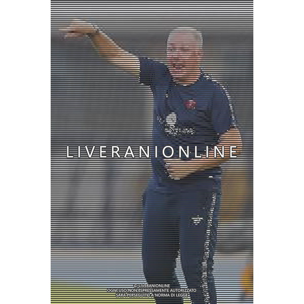 Pordenone - Perugia Campionato di Calcio Serie BKT 21/08/2020 nella foto: Allenatore Massimiliano Alvini ©Claudio Zamagni/Agenzia Aldo Liverani Allenatore Massimiliano Alvini during Italian Serie BKT soccer match between Pordenone and Perugia at Guido Teghil Stadium in Lignano Sabbiadoro on August 21 2020 photo credit by Claudio Zamagni/Aldo Liverani Photo Agency