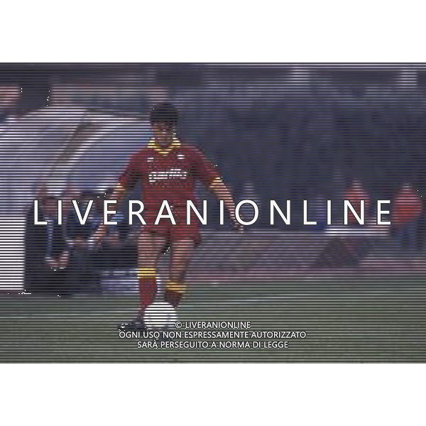 RETROSPETTIVA SERGIO DOMINI CALCIATORE NELLA FOTO SERGIO DOMINI CON LA MAGLIA DELLA ROMA AG ALDO LIVERANI SAS