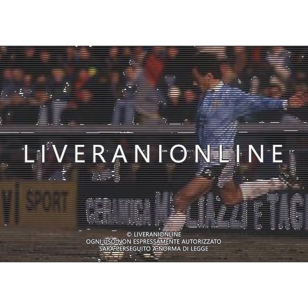 RETROSPETTIVA SERGIO DOMINI CALCIATORE NELLA FOTO SERGIO DOMINI CON LA MAGLIA DELLA LAZIO AG ALDO LIVERANI SAS
