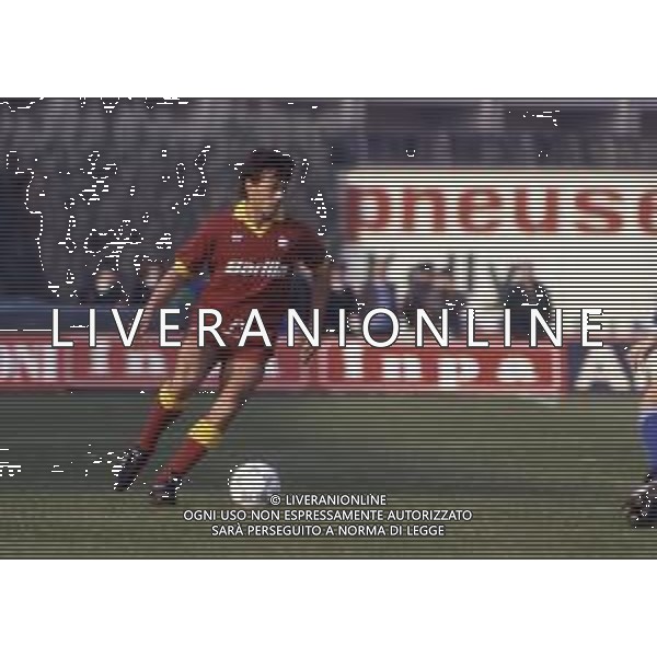 RETROSPETTIVA SERGIO DOMINI CALCIATORE NELLA FOTO SERGIO DOMINI CON LA MAGLIA DELLA ROMA AG ALDO LIVERANI SAS