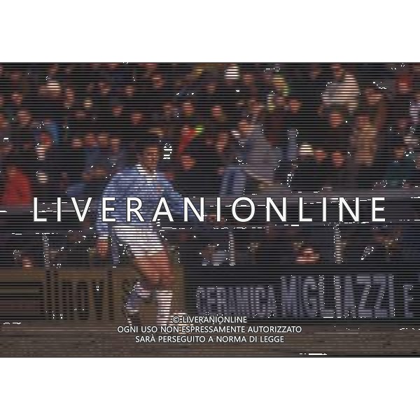 RETROSPETTIVA SERGIO DOMINI CALCIATORE NELLA FOTO SERGIO DOMINI CON LA MAGLIA DELLA LAZIO AG ALDO LIVERANI SAS