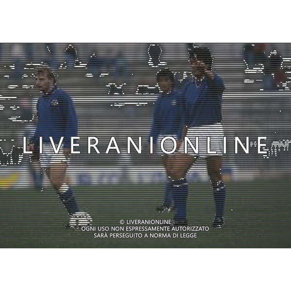 RETROSPETTIVA SERGIO DOMINI CALCIATORE NELLA FOTO SERGIO DOMINI CON LA MAGLIA DELLA NAZIONALE ITALIANA AG ALDO LIVERANI SAS