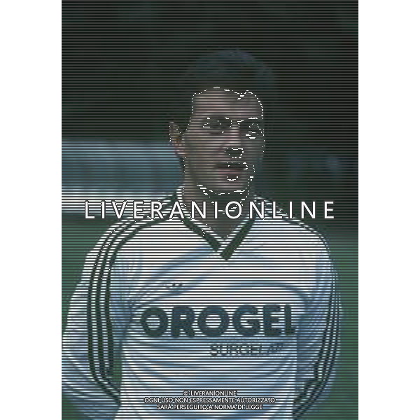 RETROSPETTIVA SERGIO DOMINI CALCIATORE NELLA FOTO SERGIO DOMINI CON LA MAGLIA DEL CESENA CALCIO AG ALDO LIVERANI SAS