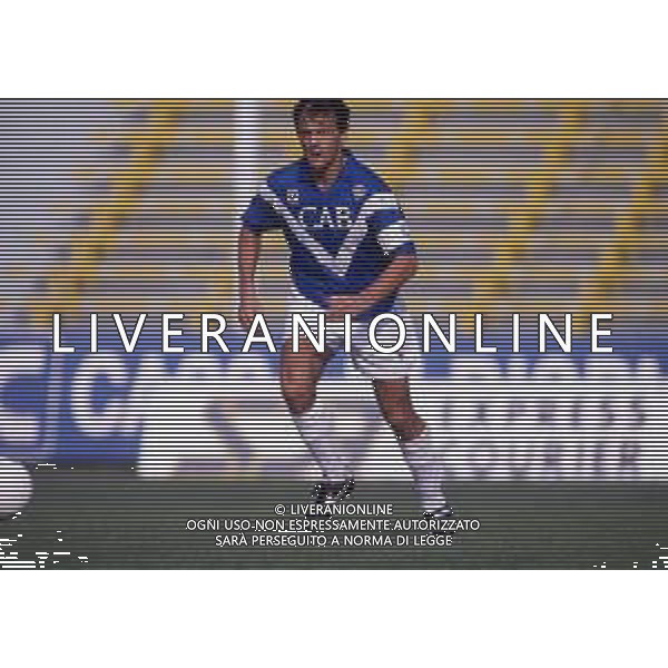 RETROSPETTIVA SERGIO DOMINI CALCIATORE NELLA FOTO SERGIO DOMINI CON LA MAGLIA DEL BRESCIA CALCIO AG ALDO LIVERANI SAS