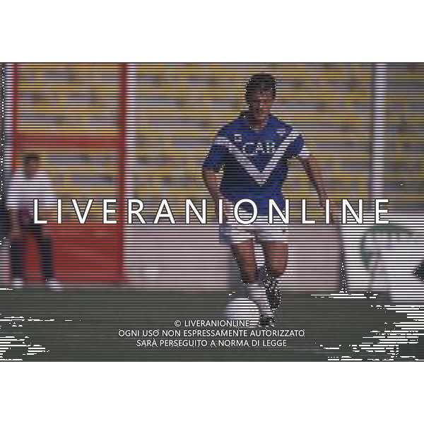 RETROSPETTIVA SERGIO DOMINI CALCIATORE NELLA FOTO SERGIO DOMINI CON LA MAGLIA DEL BRESCIA CALCIO AG ALDO LIVERANI SAS