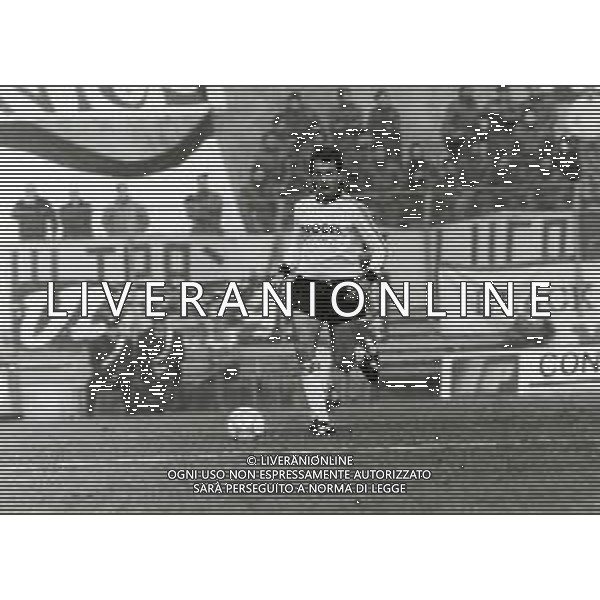 RETROSPETTIVA SERGIO DOMINI CALCIATORE NELLA FOTO SERGIO DOMINI CON LA MAGLIA DEL CESENA CALCIO AG ALDO LIVERANI SAS