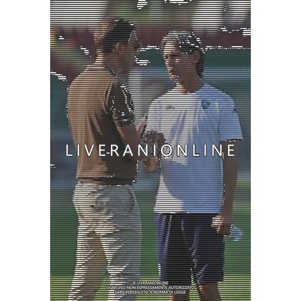 Ternana vs Brescia Campionato serie B - Stadio Libero Liberati - Terni 22-08-2021 nella foto Filippo Inzaghi e Paolo Tagliavento © Federico Gaetano / AGENZIA ALDO LIVERANI SAS